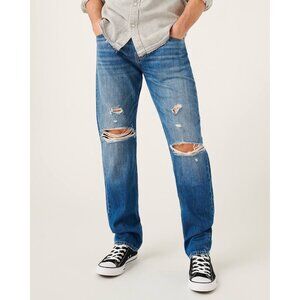 7 For All Mankind Mens Tapered Straight Leg Jeans Size 34 x 32 NWT Haven Destroy